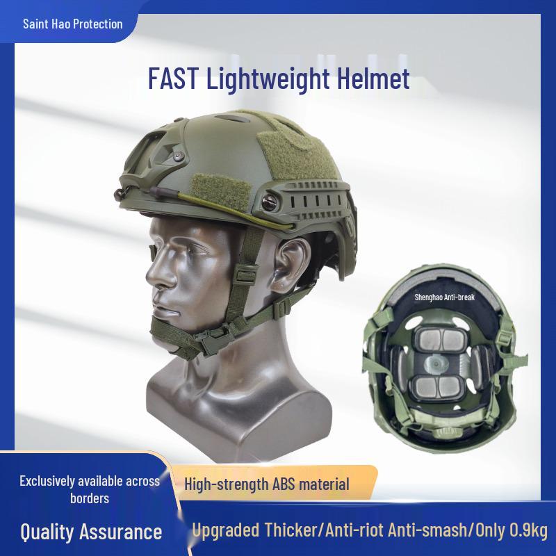 Adjustable FAST Tactical Helmet: ABS Plastic, Breathable Summer Design, for Outdoor Training and Cycling