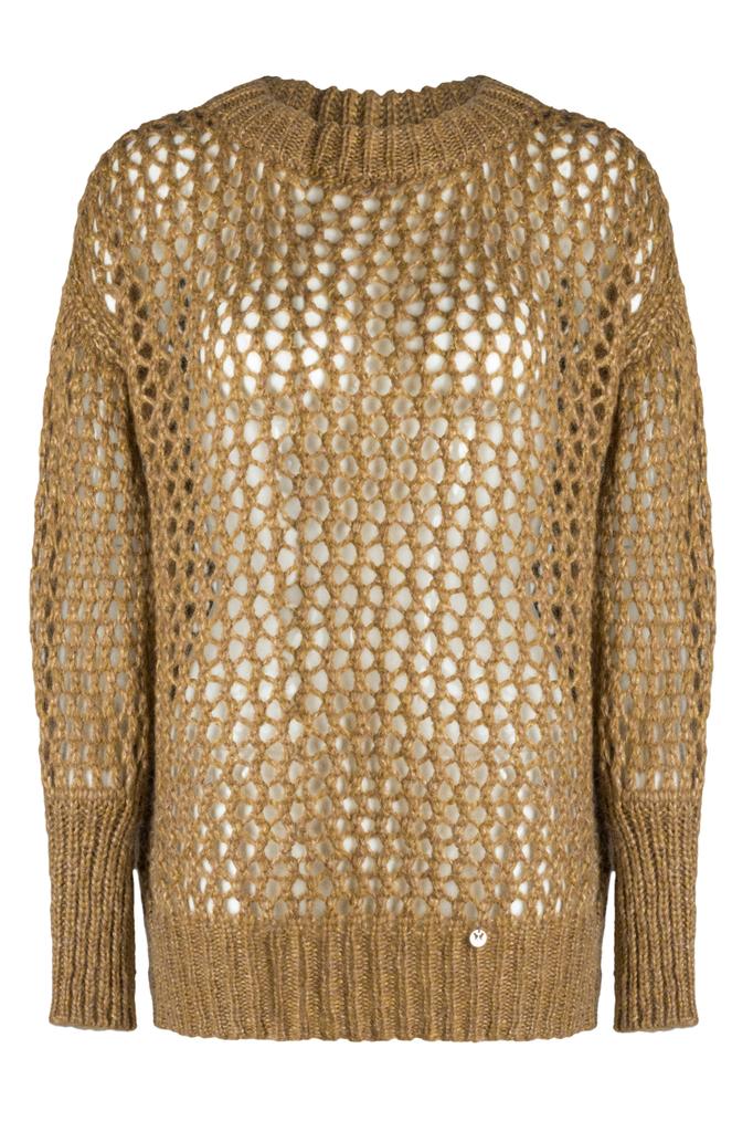 Malika Sweater Color Dark Beige