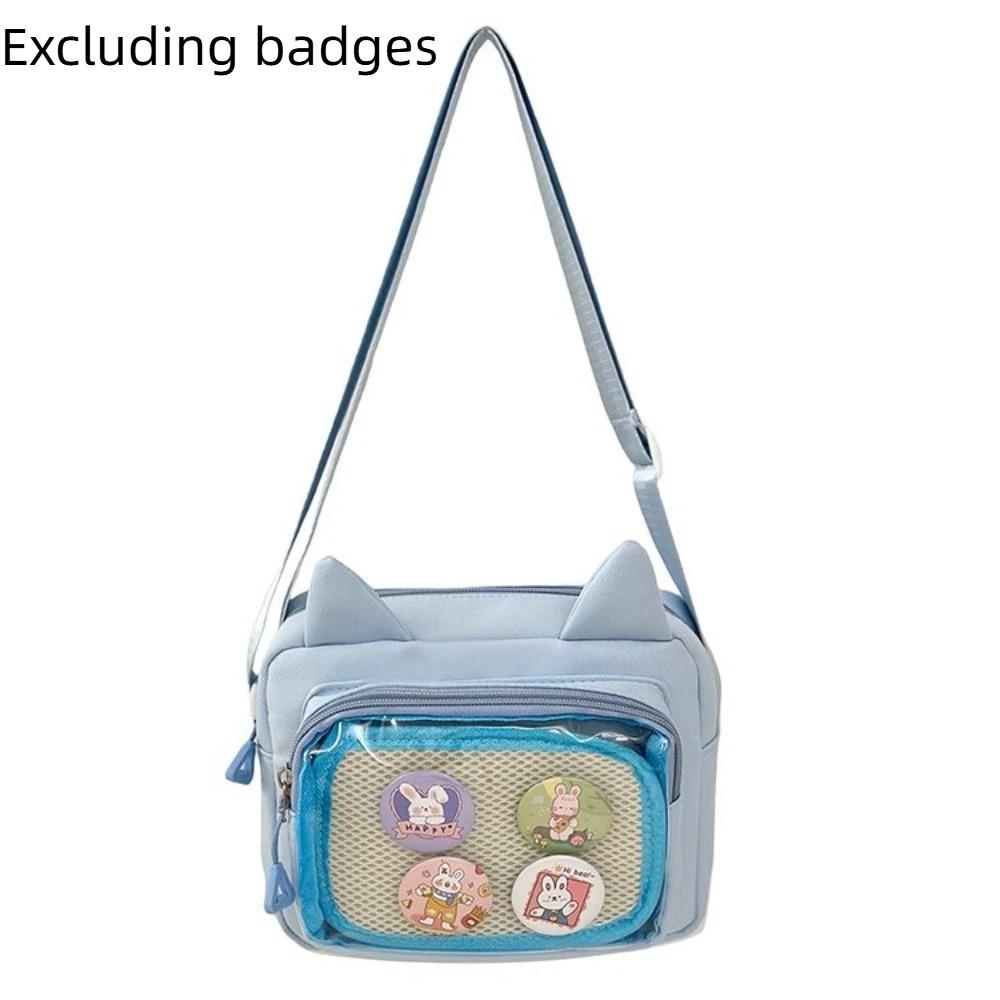 Japanese JK Shoulder Bag Y2k Transparent Crossbody Bag Fashion Small Square Bag  Student