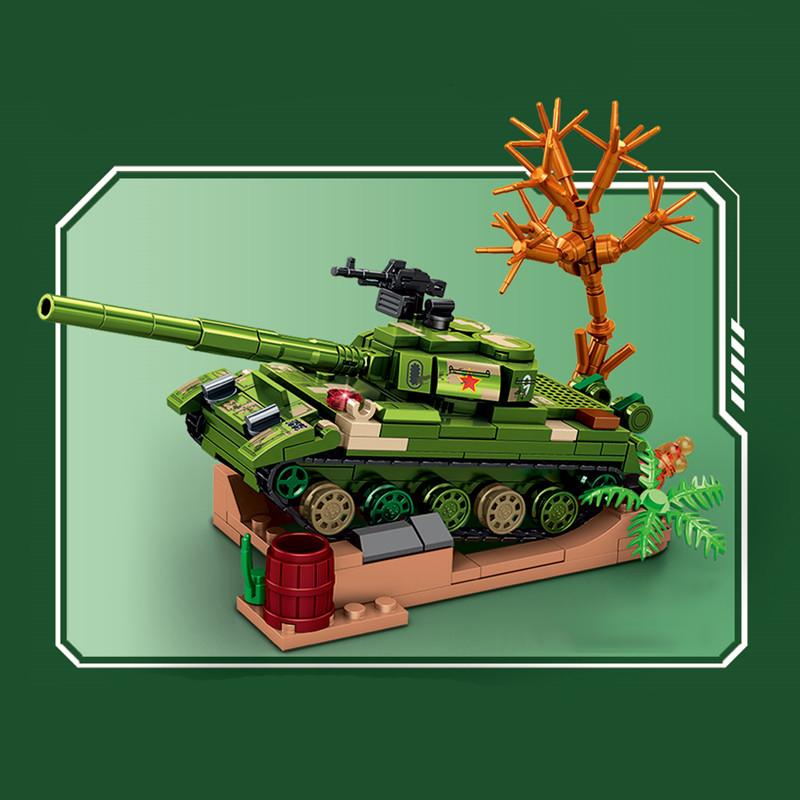 SEMBO Military Series Main Battled Tank Assemblage Building Blocks MOC Vehicle Models Car Construction Sets Kids Toys Boys Gifts