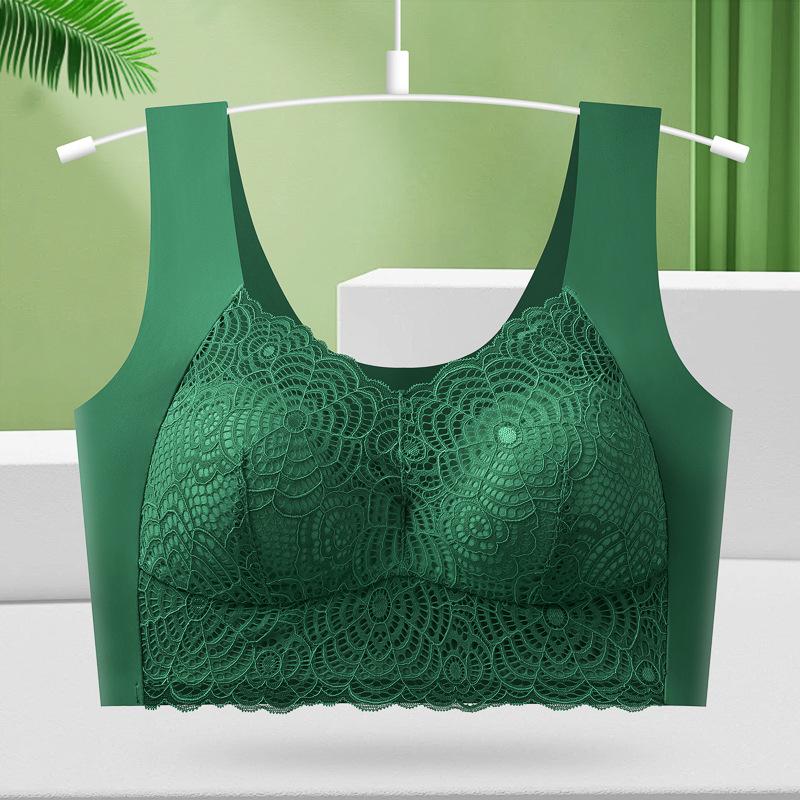 SHEIN Plus Size Lace Nursing & Yoga Bra: Sexy, Seamless, Supportive with Beautiful Back Design