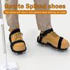 Yousheng Lawn Aerator Shoes Aerating Spike Sandals with Hook And Loop Straps Heavy Duty Spiked Aerator Shoes for Yard Patio Garden Aeration