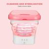220V Travel Laundry Washer with Rotary Dryer For Clothing Underwear Shoes Washer Mini Folding Portable Washing Machine