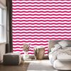 Striped White Wallpaper, Strong Contrast for Living Room and Bedroom 50x1000