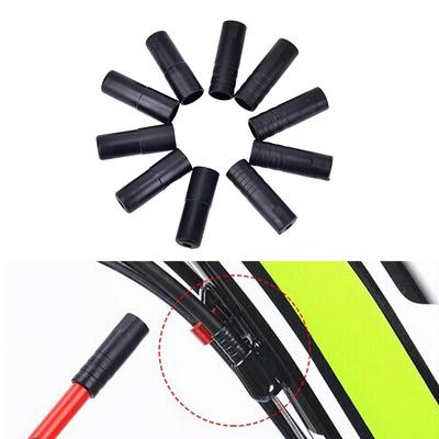 100Pc 4/5Mm Bike Bicycle Plastic Speed Chaning Brake Cable Wire Tips Caps Crimps