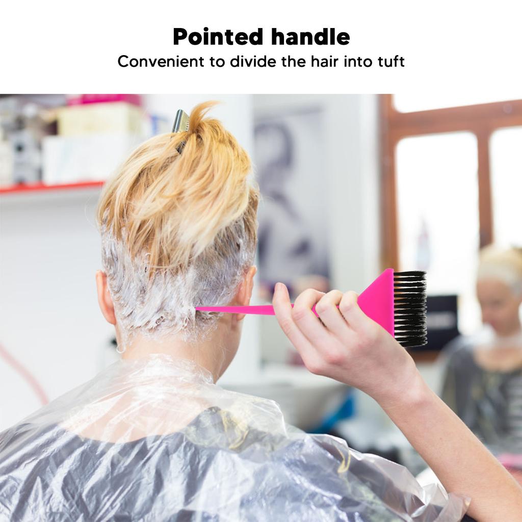 4pcs Hair Color Brush Portable Lightweight Pointed Comfortable Grip Hair Color Applicator Brush