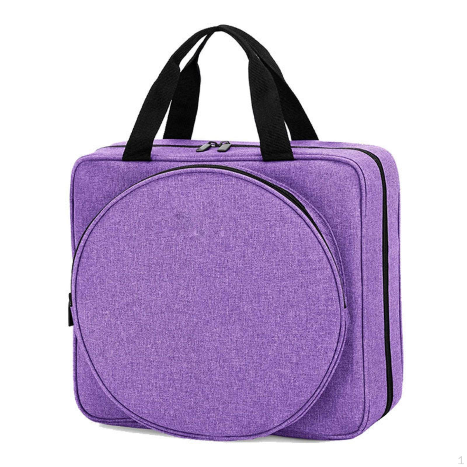 Square Yarn Bag Large Capacity Storage Portable Crochet Tote for Knitters,