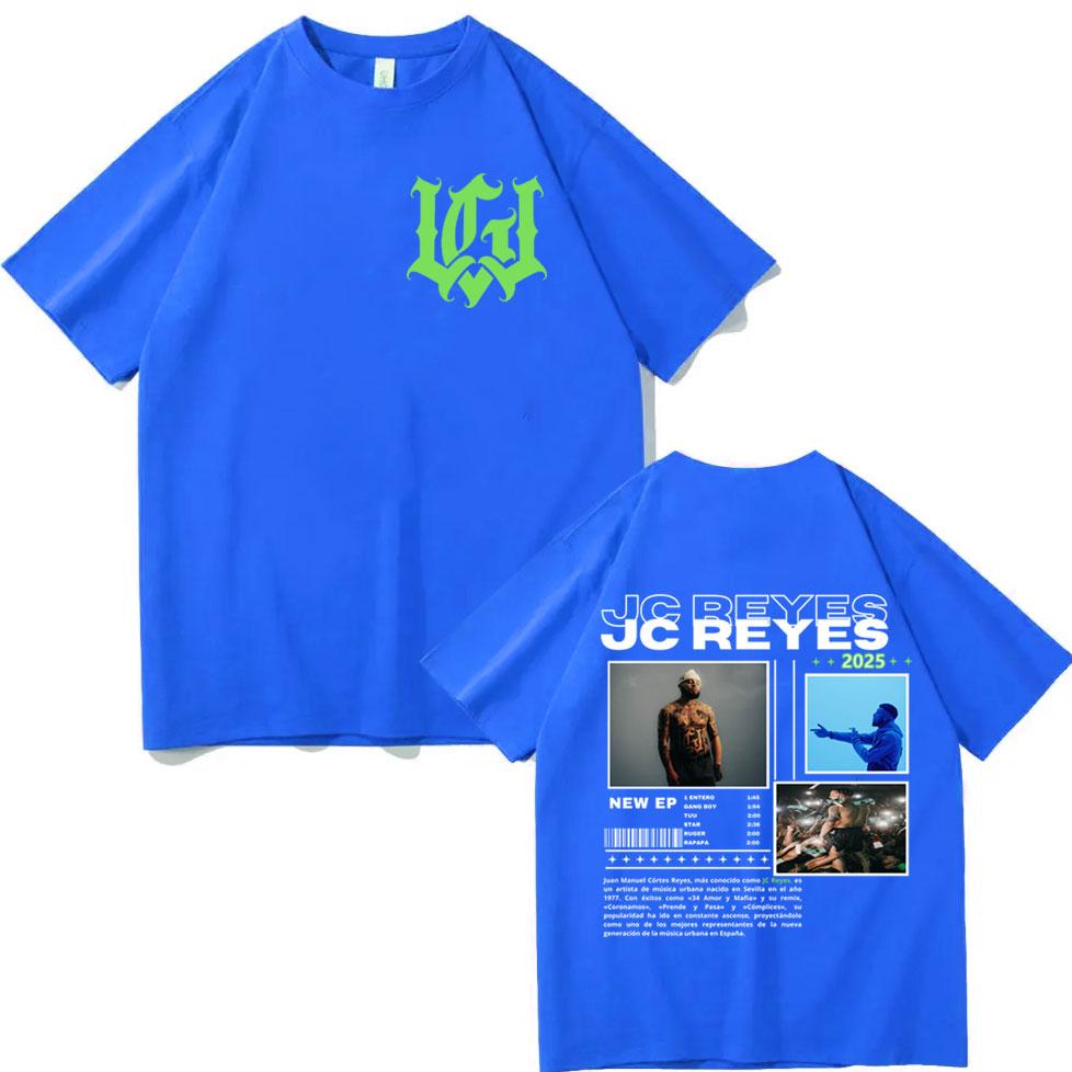 Rapper Jc Reyes Tour 2025 Merch T Shirt Unisex Unisex Harajuku Hip Hop Pop Music Tshirt Summer Fashion Casual Short Sleeve Tshirts