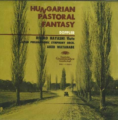

7inch Record JAPAN PHILHARMONIC SYMPHONY ORCHEST Hungarian Pastoral Fantasy DG1001 Japan Classical Used