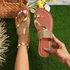 Fashion 2024 Summer Women's Flip Flops Casual Luxury Hot Flats Shoes Home Slippers Bedroom Comfortable Cheap Products and