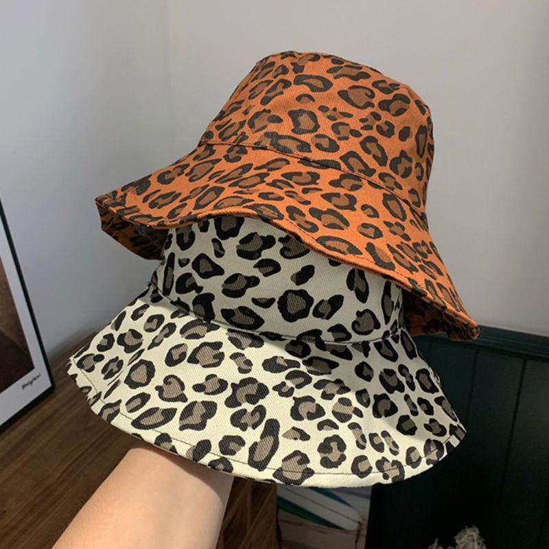 Women Leopard Fisherman Hats Summer Fashion Packable Wide Brim Bucket Hats Sun Protection Visor Cap Women Leopard Fisherman Hats Summer Fashion Packable Wide Brim Bucket Hats Sun Protection Visor Cap