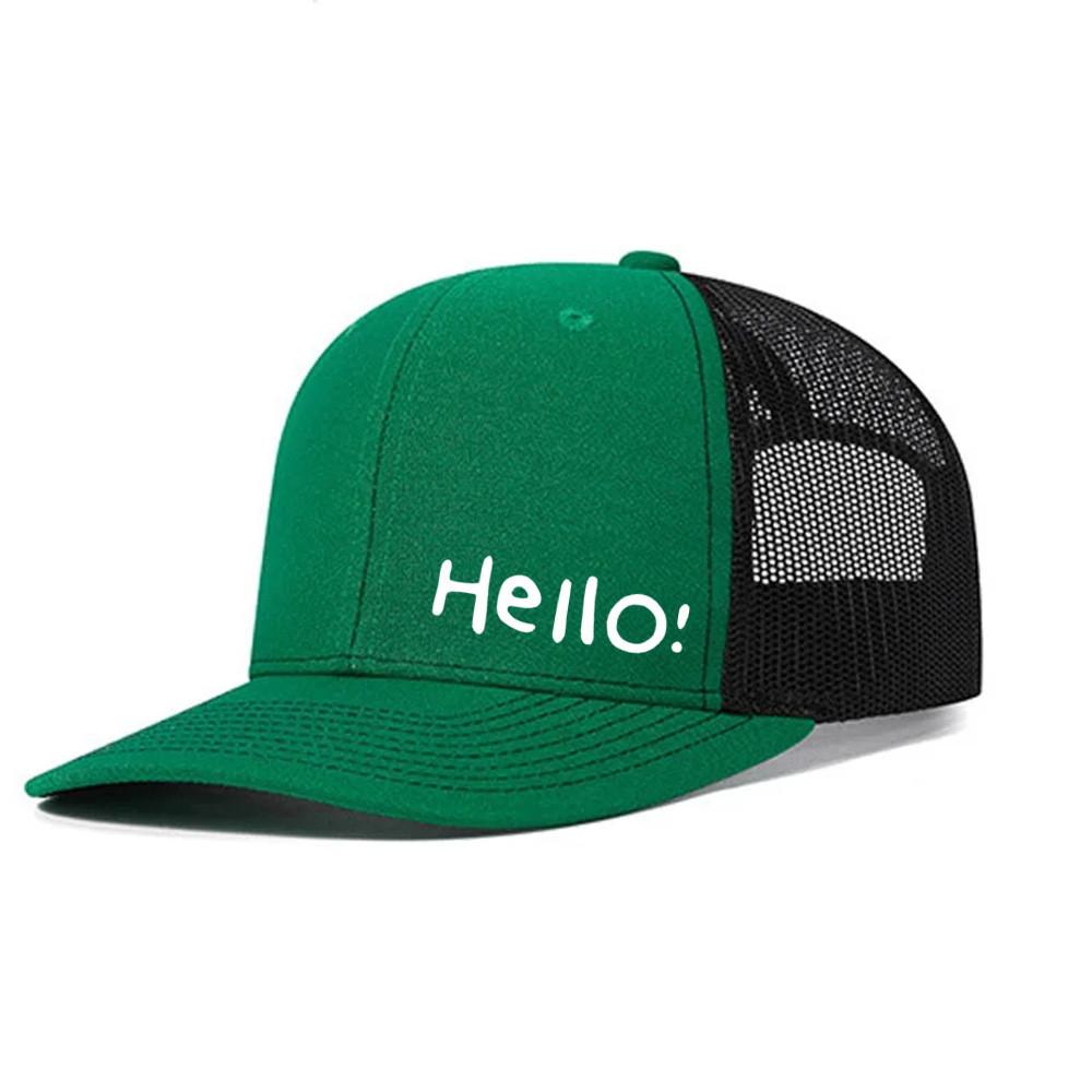 Casual Mesh Baseball Cap With Adjustable Fit For Summer Sun Protection