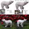 Arctic Bear Resin Figurine For Micro Garden And Gift Giving Occasions