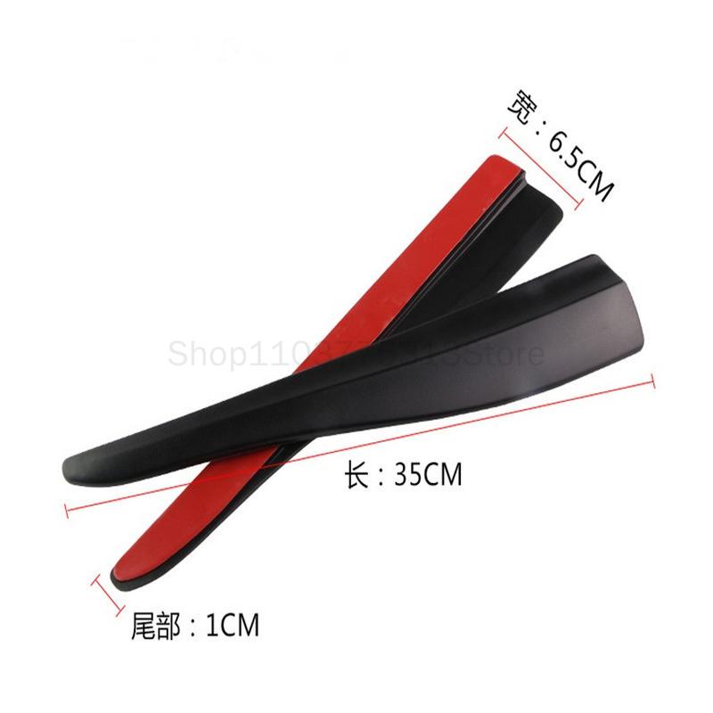 Car Front Rear Bumper Corner Protector Guard Car Anti-collision Edge Protection Decoration Strip Car Universal Accessories