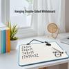 Wall-mounted Mini Double-sided Magnetic Children's Whiteboard - Erasable Writing and Drawing Blackboard