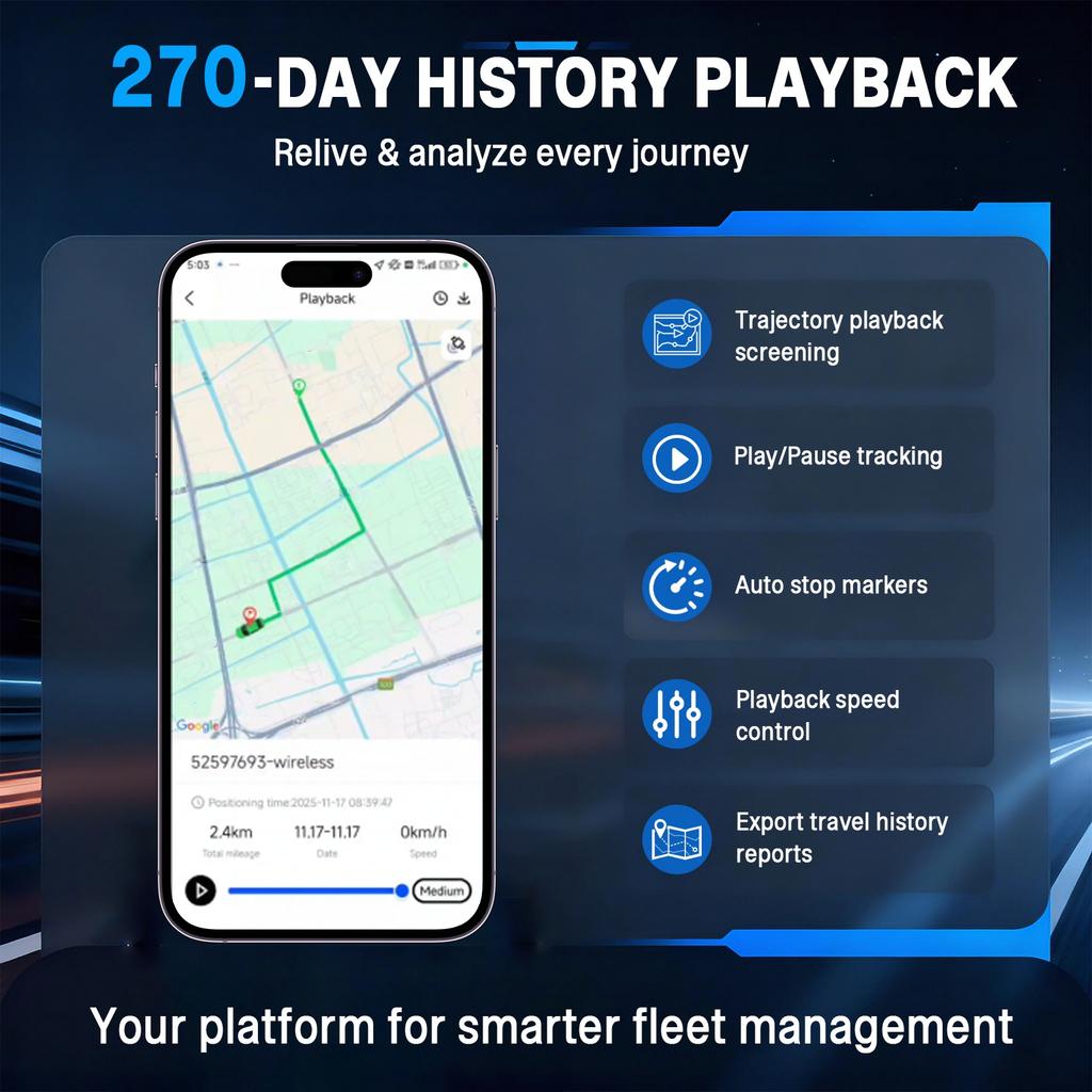 4G GPS Tracker 6000mAh Portable GPS Via Satellite Car Alarm Real-Time GPS Locator Magnetic Tracking Device 90 Days Standby Time