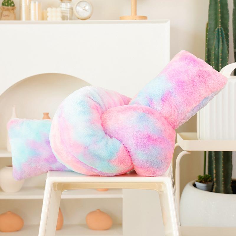 Cartoon Colorful Love Pentagram Throw Pillow Plush Toy Ball Doll Home Sofa Pillow Cushion Rag Doll