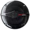 Waterproof Black Outer Dual 150W Surround Waterproof Marine Speakers for Jet and Vehicles Speakers, 5.25-inch, 15.5cm Diameter, 2-Way Cone, Full-Range