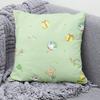 Green Ins Style Fresh Pattern Decorative Pillowcase Living Room Bedroom Square Cushion Pillowcase