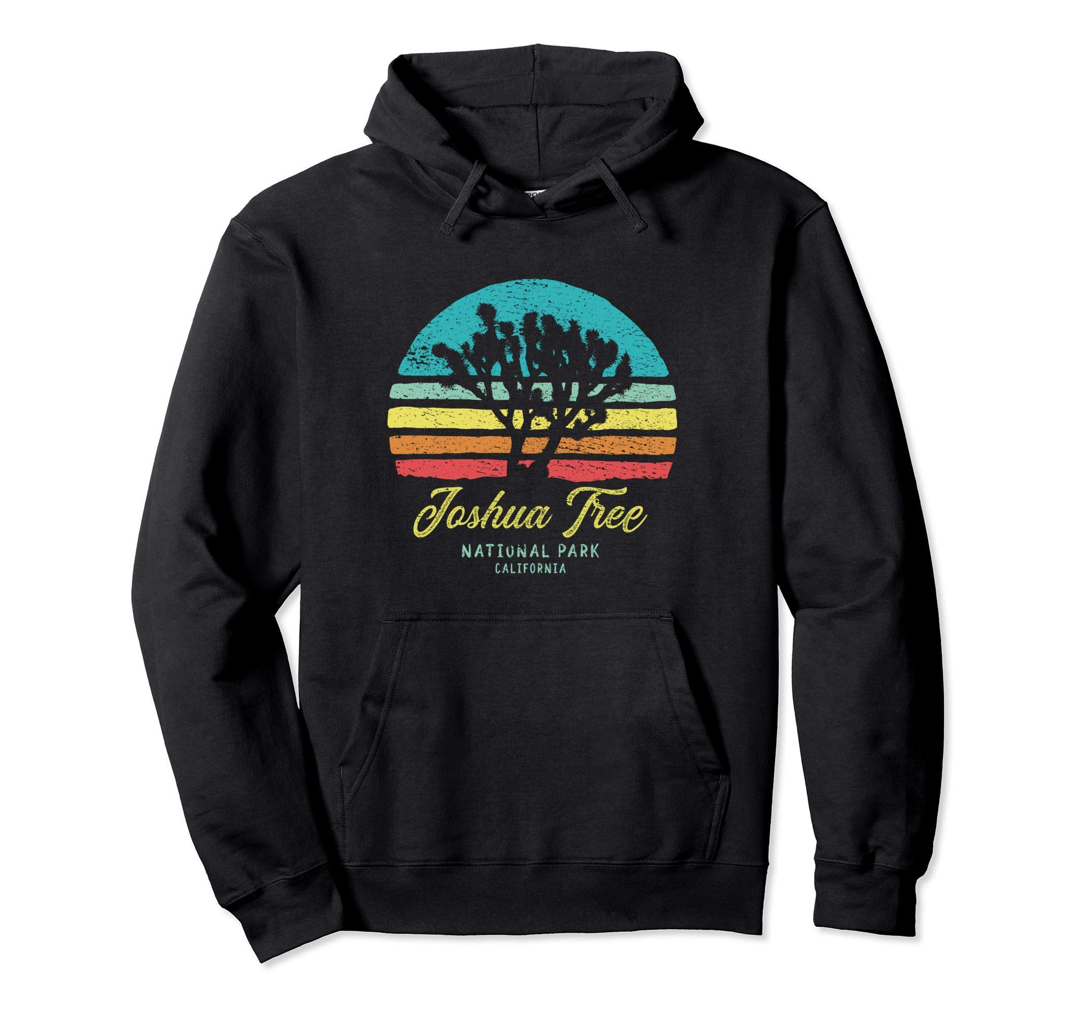 

Vintage Joshua Tree National Park Retro Nature Lover Hoodie чёрный