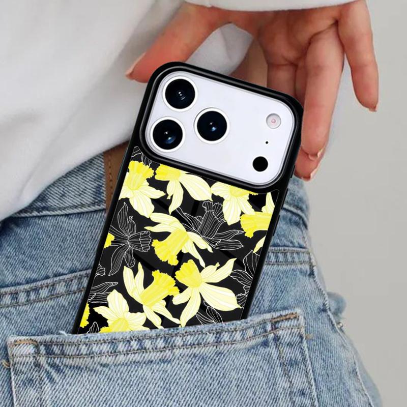 Flowers 1 Daffodils Phone Case for iPhone 16e 15 14 13 12 17 Pro Max Plus Air 17pro Cover Coque