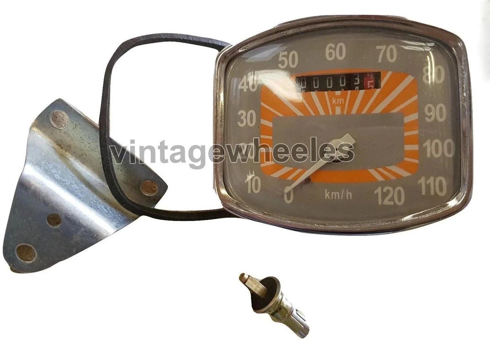 

Fits Vespa GS 150 Grey Orange Face Speedometer 0-120KM-