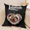 Fantasy Film LLabyrinth Cushion Cover Silky Short Plush Invisible Zipper Dustproof Sofa Pillow Case for Home Decor