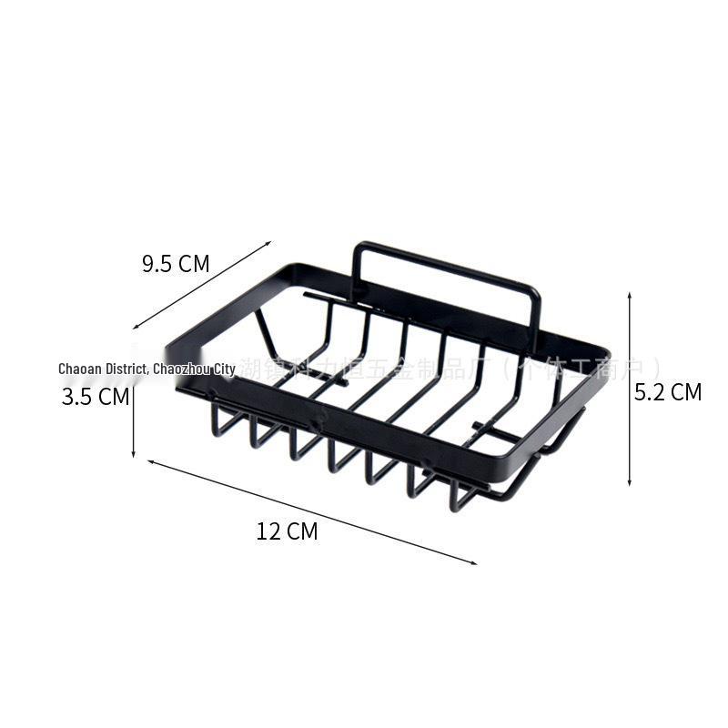 Wall-Mounted No-Drill Bathroom Storage Rack & Multi-functional Washstand Organizer