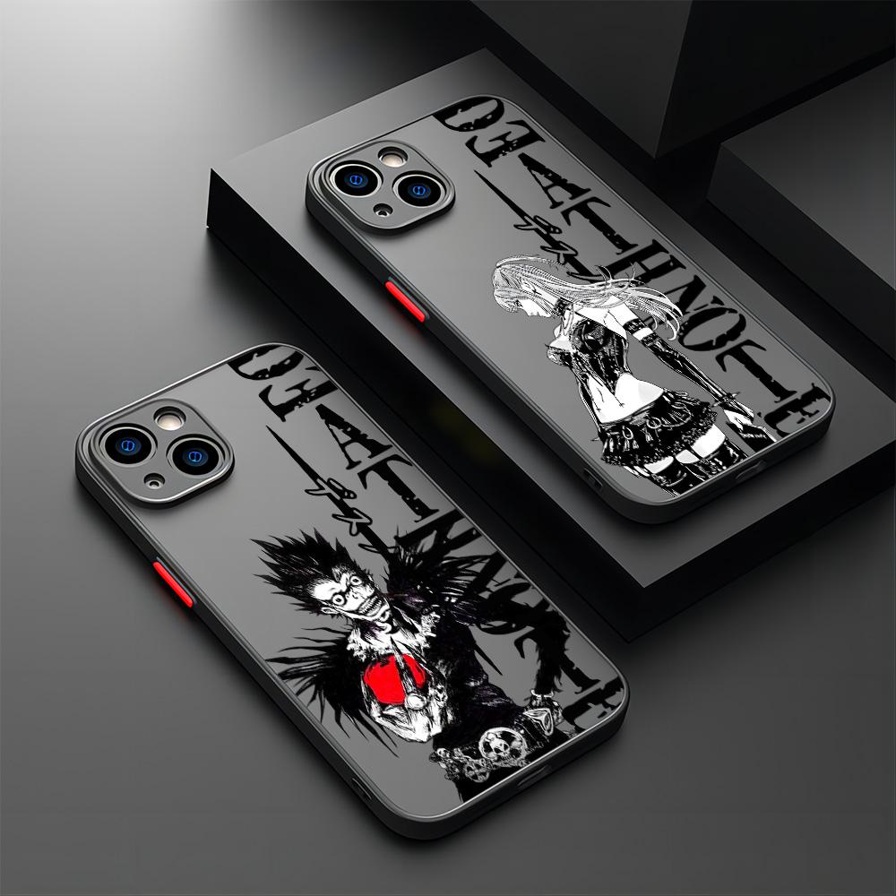 HOT Luxury Clmj Death Note Misa Phone Case For iPhone 17 16e 16 15 14 13 12 11 Mini Pro Air  Max X XR XSMax 7 8 6 Plus Matte
