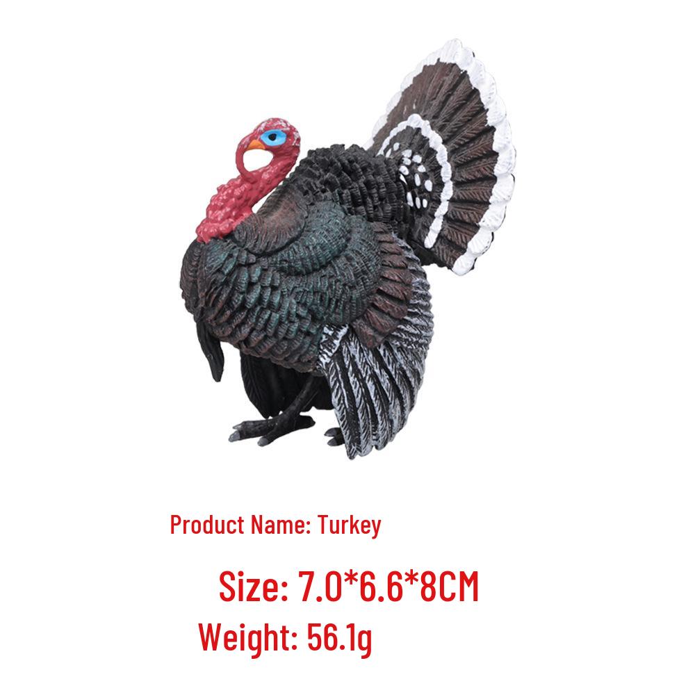 Farm Animal Figurine Set: Cow, Sheep, Chicken, Duck, Goose, Pig, Dog - Early Education Toy