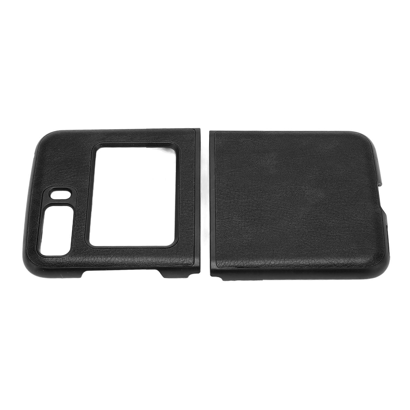 

Защитный чехол с узором личи, устойчивый к царапинам, чехол для телефона для складного мобильного телефона Moto Razr 2022 чёрный