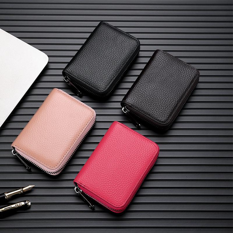 Herren High-End Anti-RFID Kartenhalter Geldbörse - Große Kapazität, Anti-Entmagnetisierung, Ultradünne Hülle für Ausweise & Karten, Kleiner Damenkartenhalter.