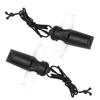 2Pcs Samba Whistle Musical Instrument Toy ABS Set with Nylon Rope for Kids Children