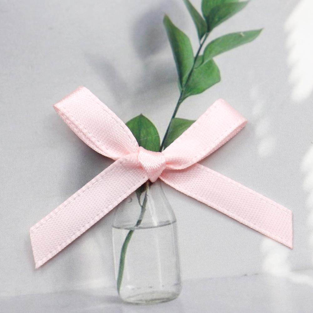 0,6 cm polyesterová stuha, ručně vázaná malá mašle, DIY oděvní doplňky, barevná popruhová mašle