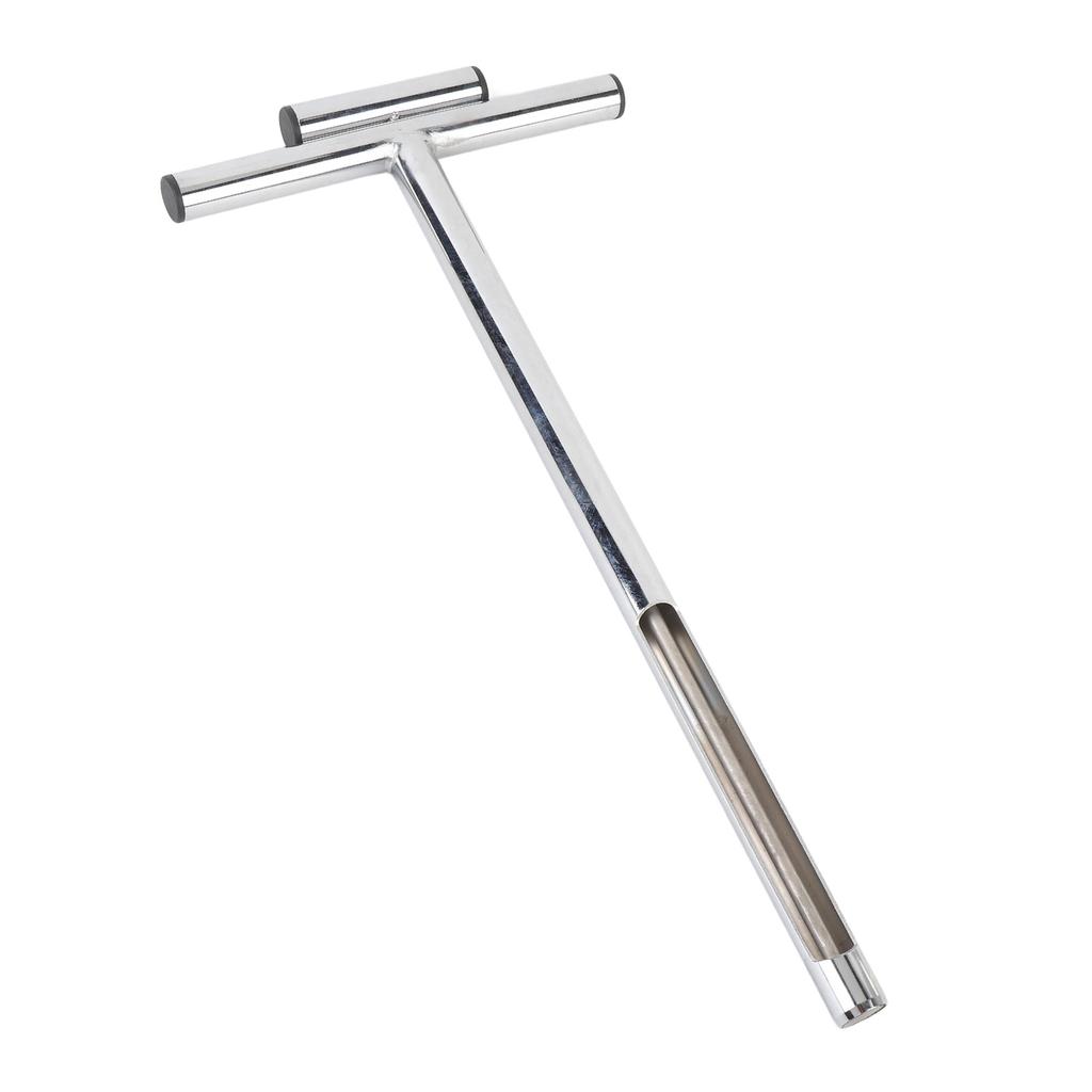Soil Sample Probe with Ejector Tubular Stainless Steel Rod T Shaped Handle for Plant Care Garden