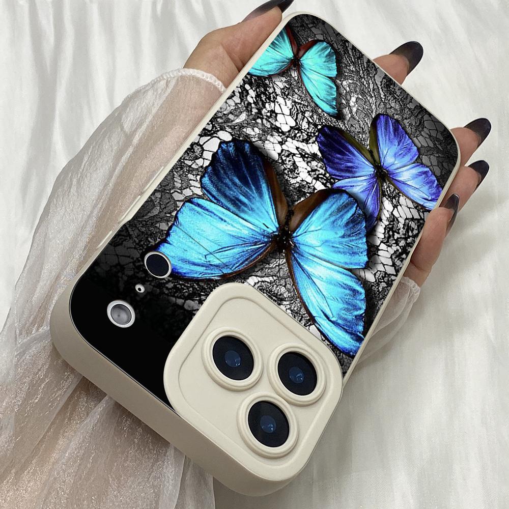 M291 Butterfly art design Angel Eyes Soft Phone Cases for iPhone Samsung Galaxy Xiaomi Rdemi Huawei Honor Infinix Realme OPPO Vivo All Model TPU Case