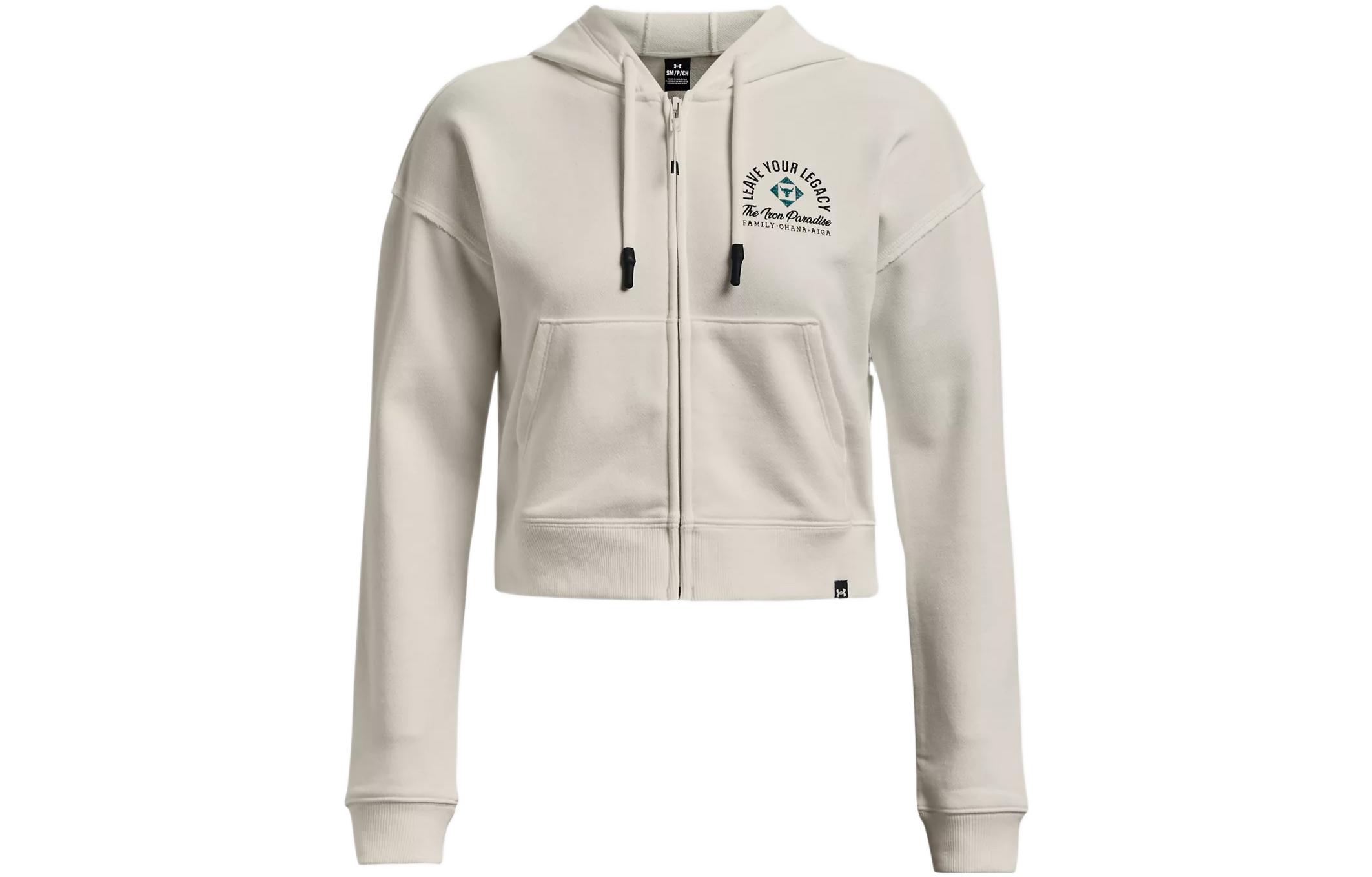 Under Armour Project Sweatshirt Women s Ivory White 1379002-130 L