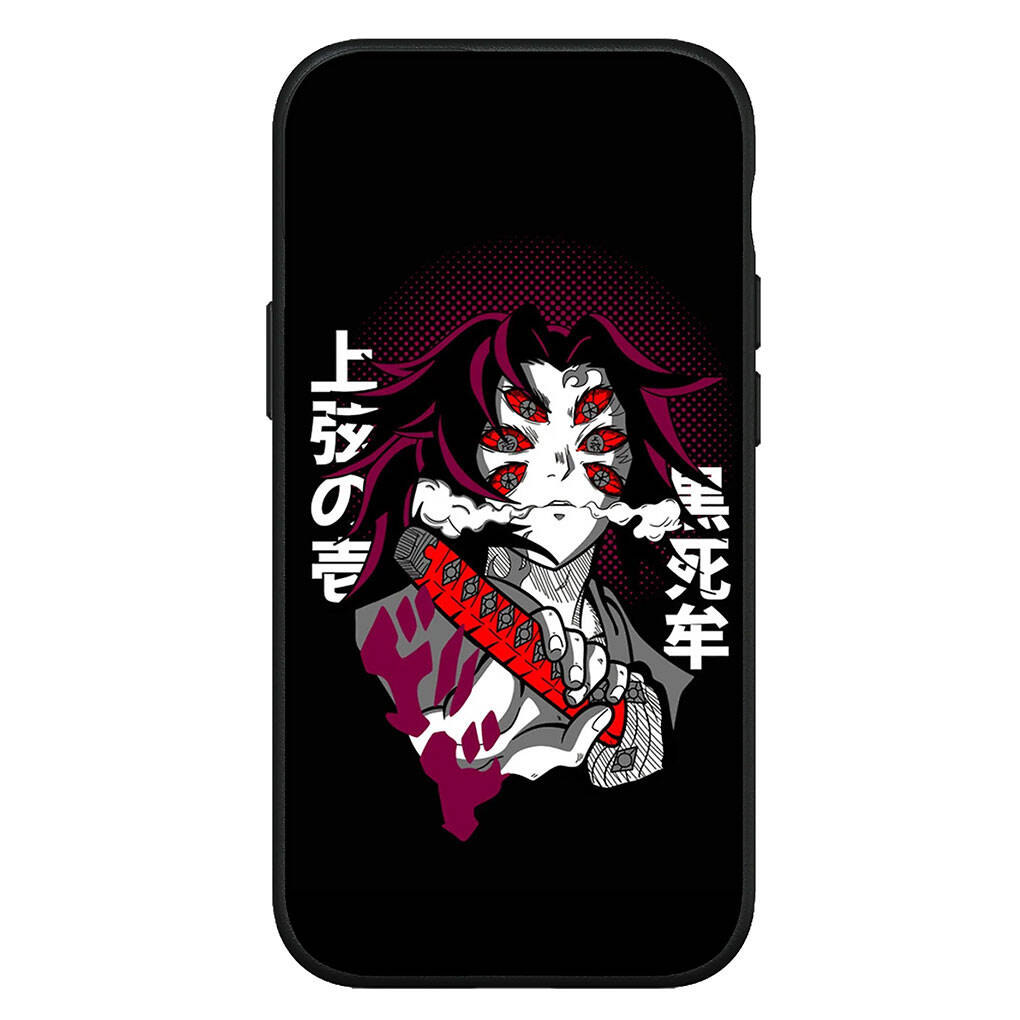 Für Samsung Galaxy S25 S24 S23 iPhone 17 16 15 Xiaomi Redmi Note 14 13 12 11 Plus Pro Max Hülle Demon Slayer Kokushibo Kamado Tanjiro OPPO Huawei Abdeckung
