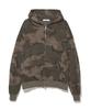 Partimento Stain Camo Zip-Up Hoodie Khaki
