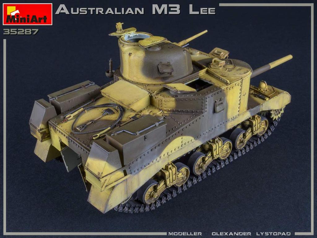 Miniart Australian Army M3 Lee Interior Interior Reproduction Plastic Model Kit MA35287 1/35 Kit,
