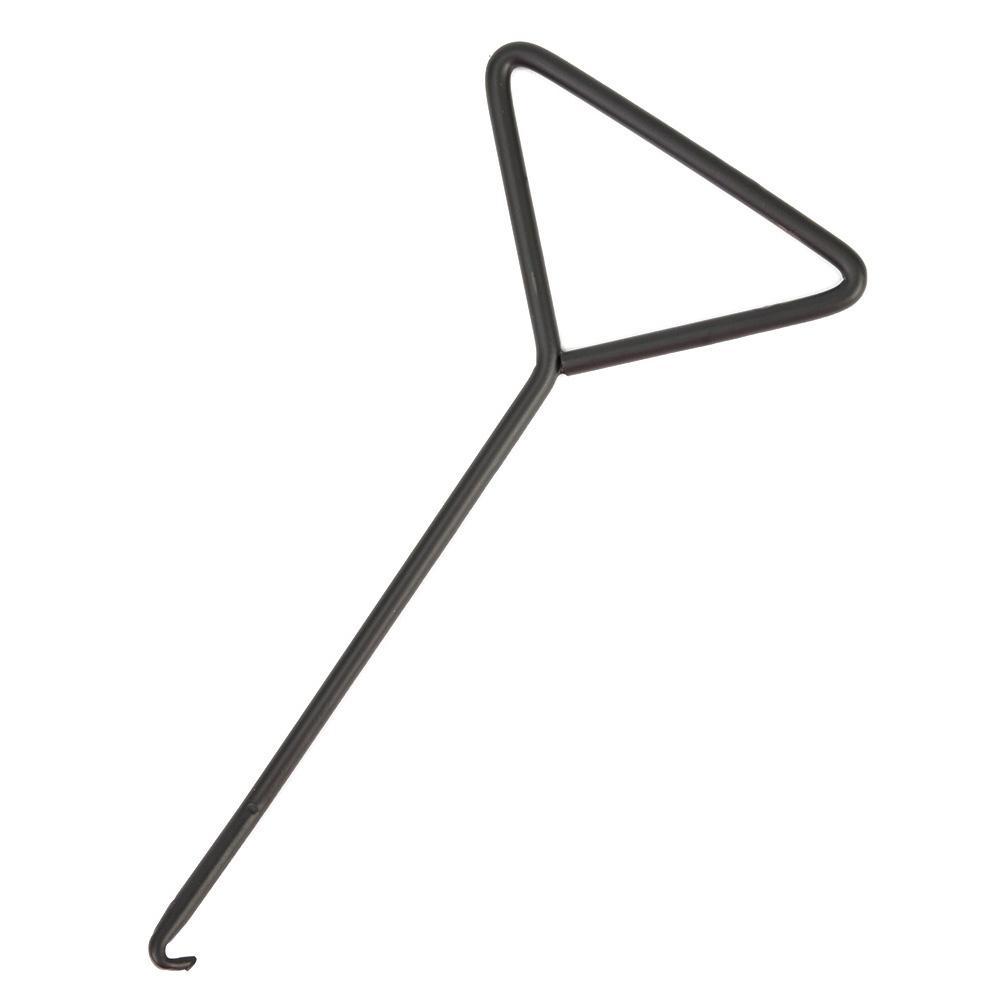 Cârlig cu arc Arc țeavă eșapament Mâner T 17.5x8.2x3cm Negru