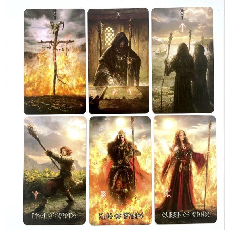 Runk Tarot Cards Oracle Cards Prophecy Fate Divination Family Party Board Game Beginner Card Fortune Telling Game