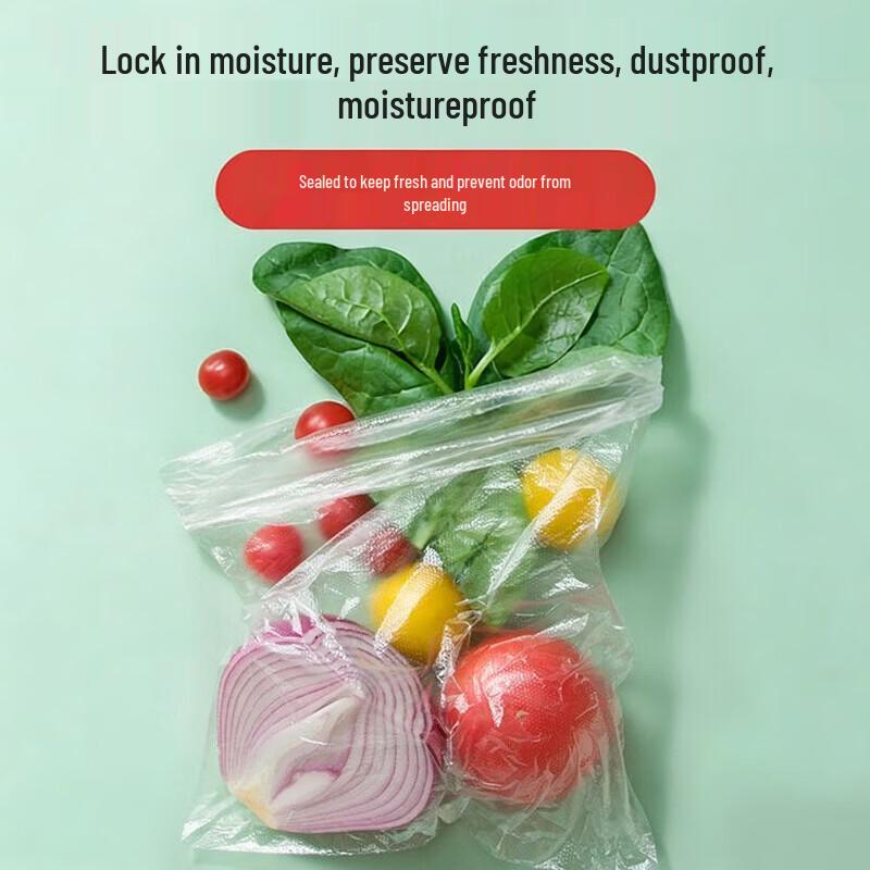 CHAHUA Disposable Flat-Mouth Food Storage Bags