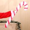 35Inch 1-10pcs Inflatable Candy Canes Balloons Handheld Christmas Red Bow Candy Sticks Party Favors Indoor Kids Toys Decorations