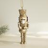 Gold Christmas Hanging Decoration Resin Hazelnut Pinecone Hanging Pendants Deer Horse Angel Soldier Christmas Tree Ornament