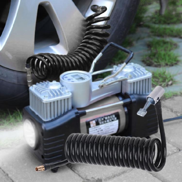 3/5/7/10/15m Recoil Poly Air Compressor Hose Accessories Tool Kit For Inflation