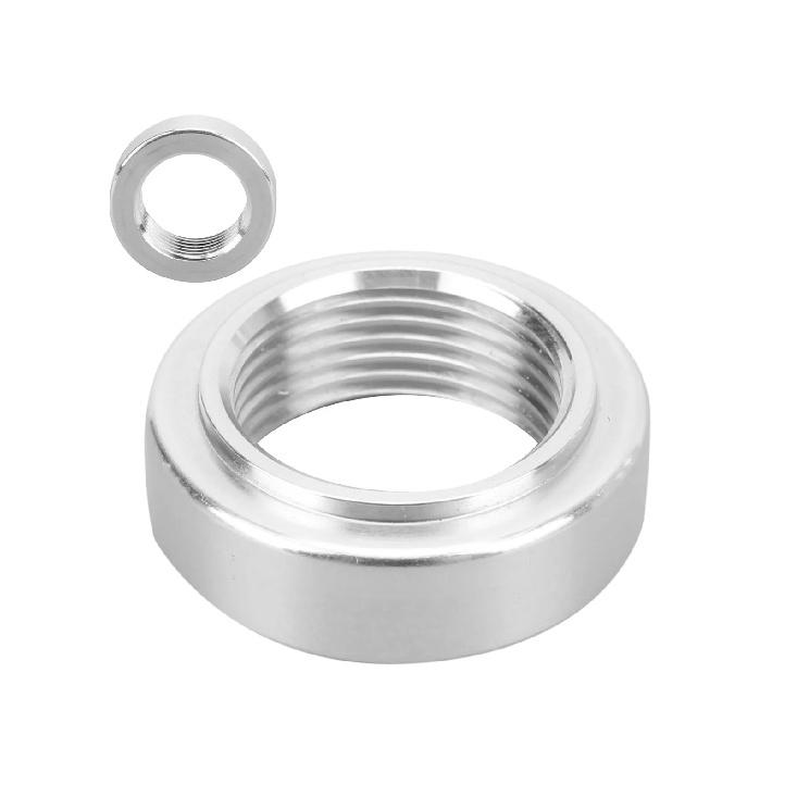 

M22x1.5mm Weld On Bung Billet Aluminum Alloy Rustproof Female Thread for Fuel Tank Welding aluminum billets automotive engines серебряный