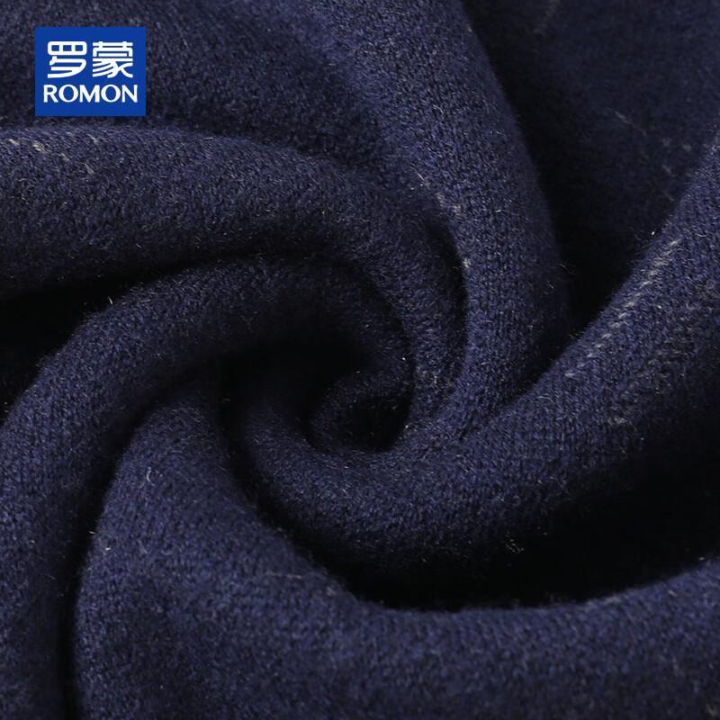 ROMON Men's 100% Pure Wool V-Neck Sweater