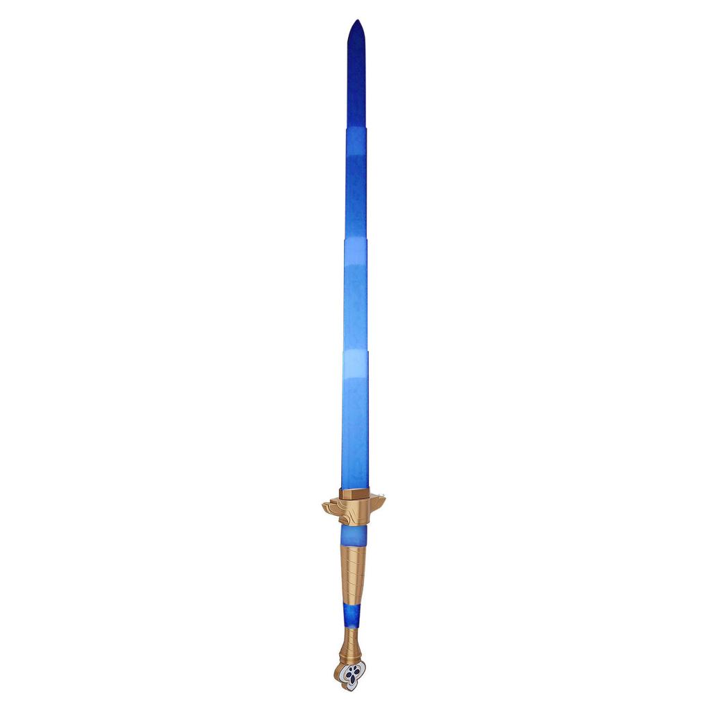 Cosplay Costume Sword Retractable 3D Printed Anime Sword Prop for Movie Collection
