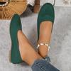 Fashion Large Size Flat Shoes Spring and Autumn New Casual Walking Shoes A Slip-on Single Shoes Women